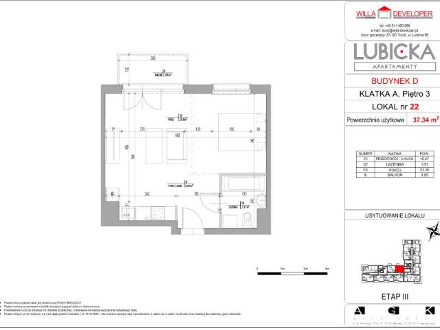 Mieszkanie 41,7m²