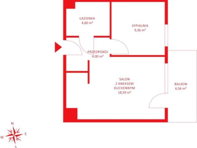 Mieszkanie 37,41 m², Straszyn