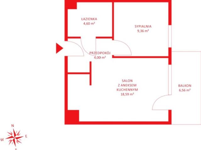 Mieszkanie 37,41 m², Straszyn