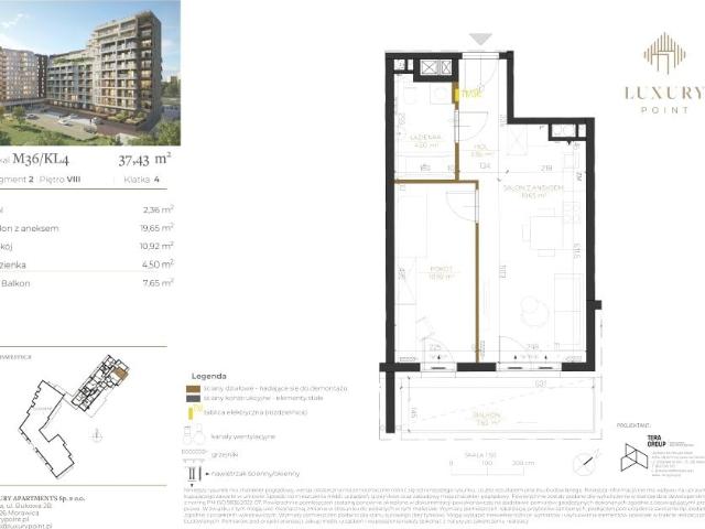 Mieszkanie 37,4m²