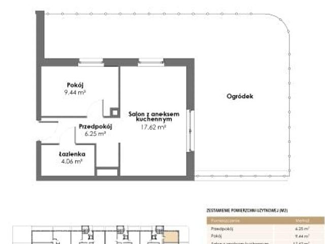 Mieszkanie 37,4m²