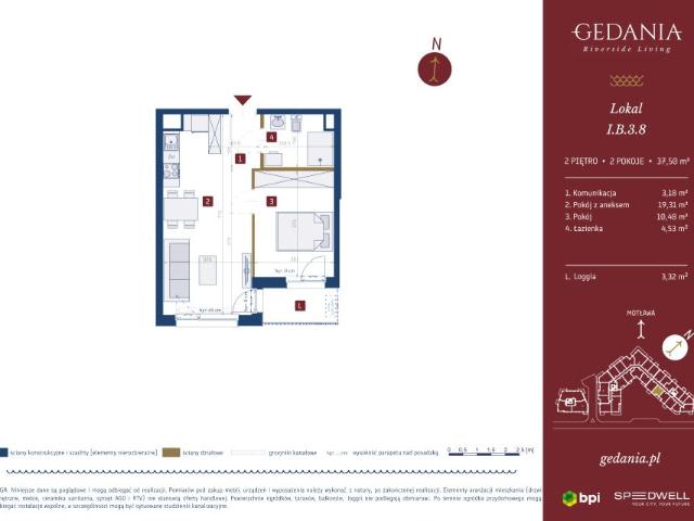 Mieszkanie 37,5m²