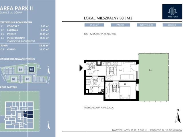 Mieszkanie 37,6m²