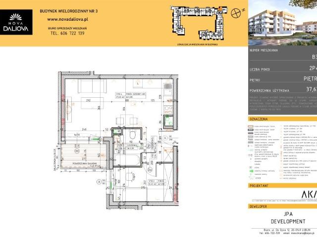 Mieszkanie 37,6m²