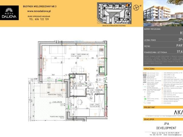 Mieszkanie 37,6m²
