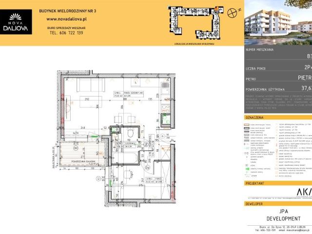 Mieszkanie 37,6m²