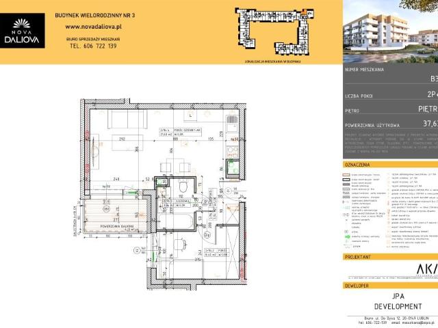 Mieszkanie 37,6m²