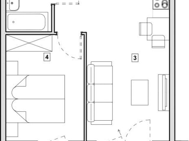Mieszkanie 37,7m²
