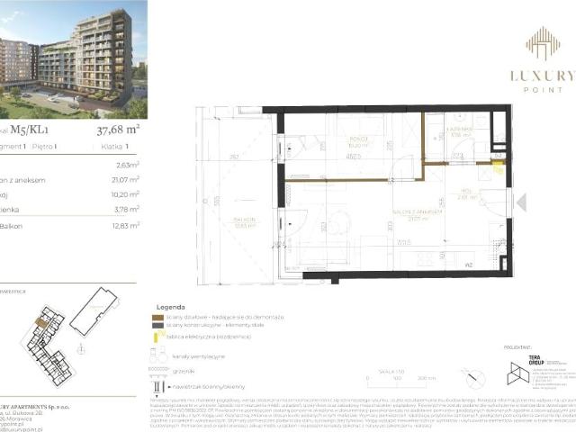 Mieszkanie 37,7m²