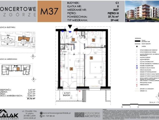 Mieszkanie 37,8m²