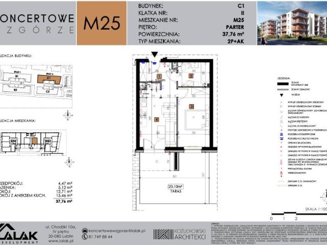 Mieszkanie 37,8m²