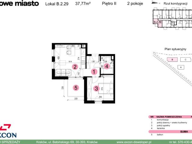 Mieszkanie 37,8m²
