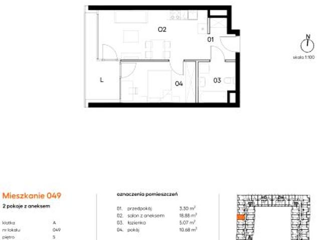 Mieszkanie 37,9m²