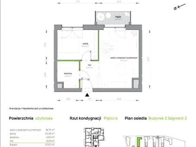 Mieszkanie 37,9m²