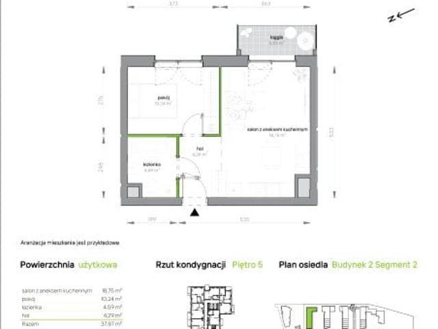 Mieszkanie 37,9m²
