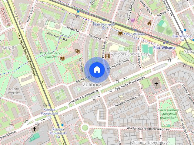 mieszkanie 37m2 w kamienicy, metro Pl.Wilsona