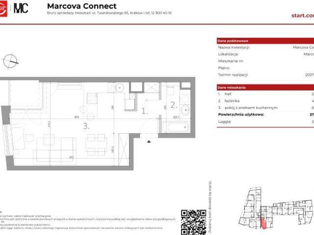 Mieszkanie 37m²