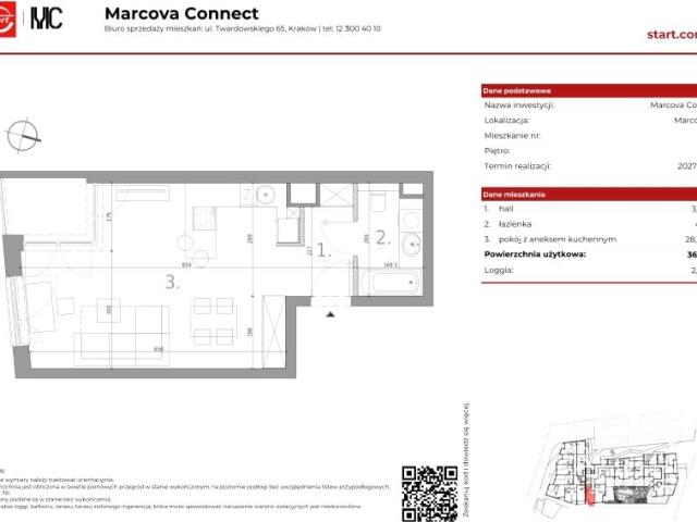 Mieszkanie 37m²