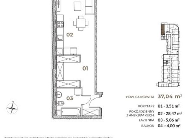 Mieszkanie 37m²