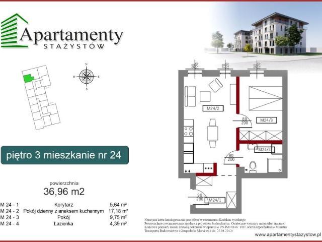 Mieszkanie 37m²