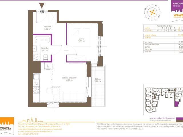 Mieszkanie 37m²