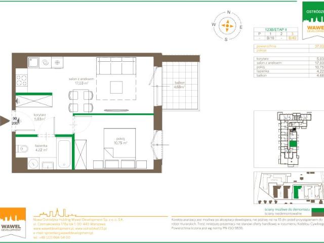 Mieszkanie 37m²