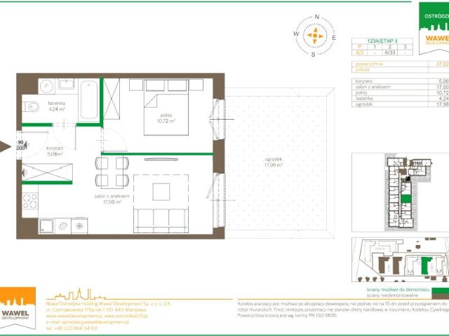 Mieszkanie 37m²