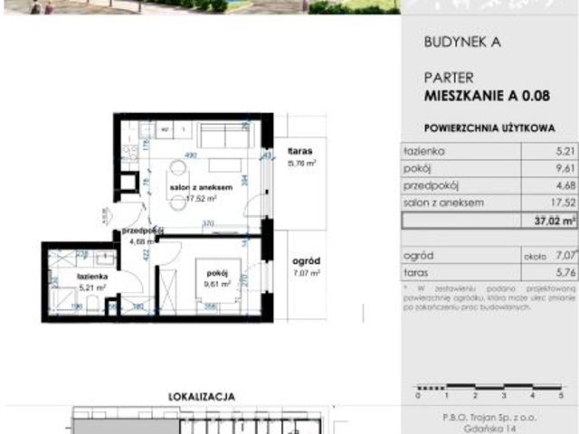 Mieszkanie 37m²