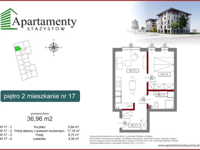 Mieszkanie 37m²