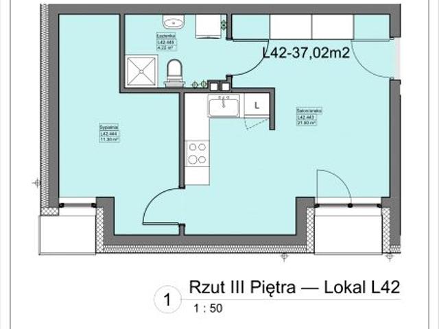 Mieszkanie 37m²