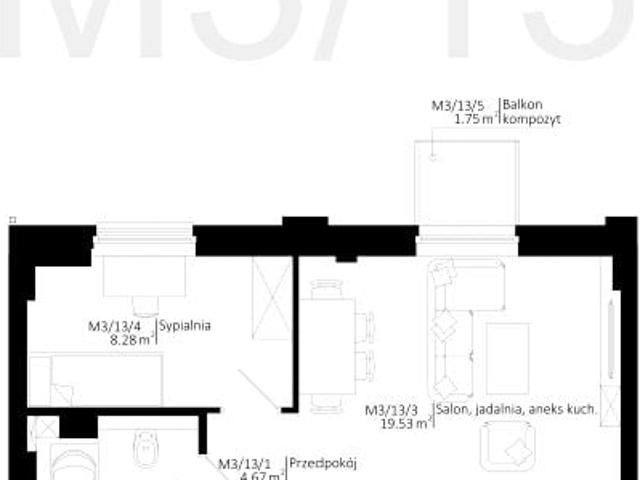 Mieszkanie 37m²