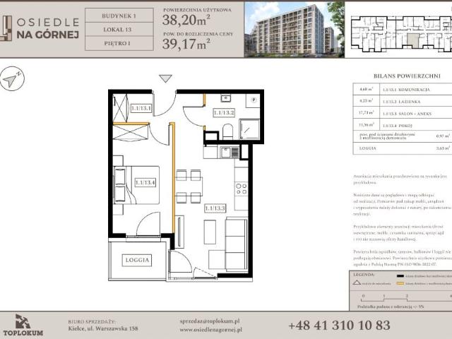 Mieszkanie 38,2m²