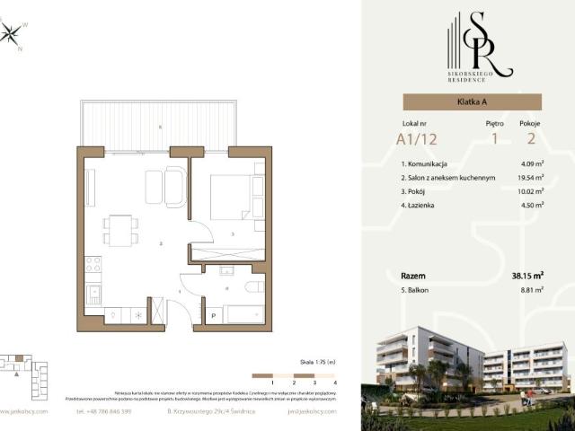 Mieszkanie 38,2m²