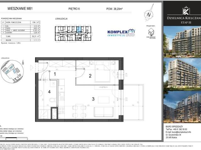 Mieszkanie 38,2m²