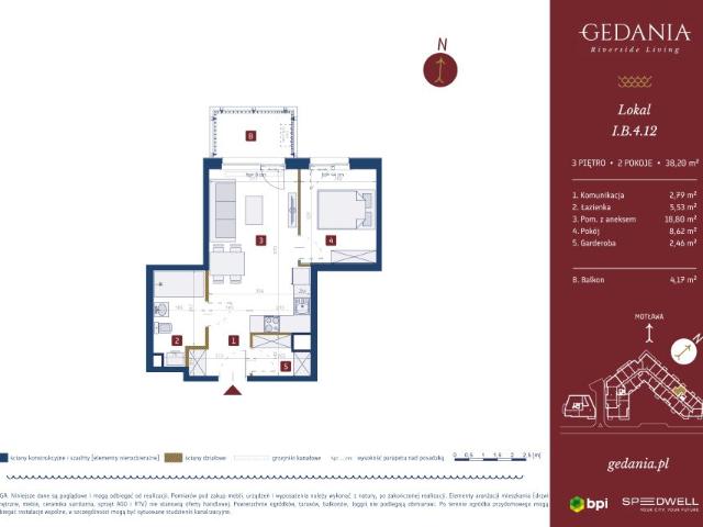 Mieszkanie 38,2m²