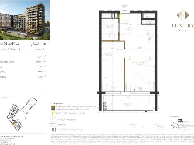 Mieszkanie 38,3m²