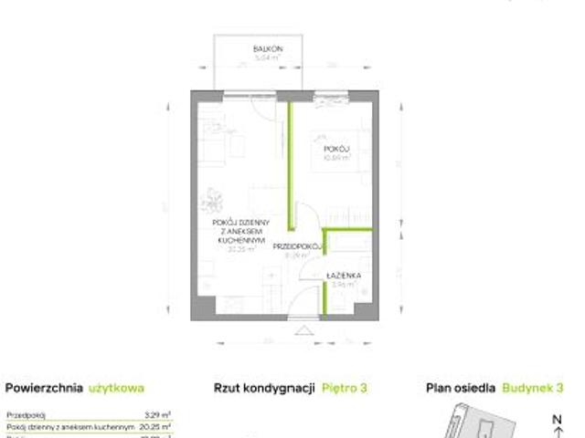 Mieszkanie 38,4m²