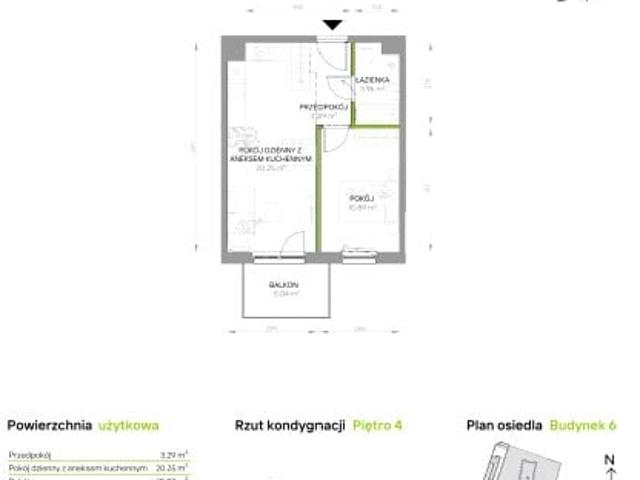 Mieszkanie 38,4m²