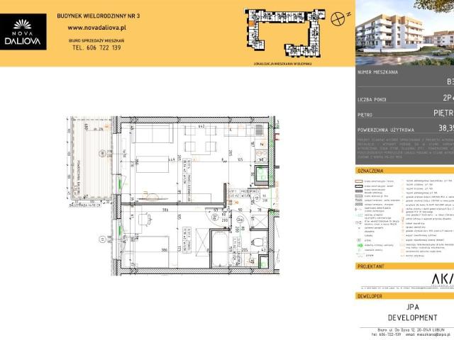 Mieszkanie 38,4m²