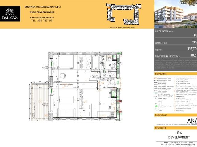 Mieszkanie 38,4m²