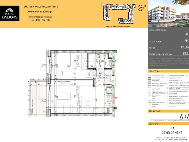 Mieszkanie 38,4m²