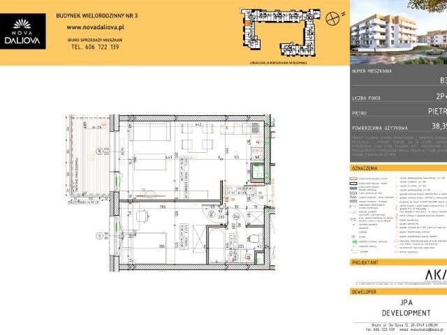Mieszkanie 38,4m²