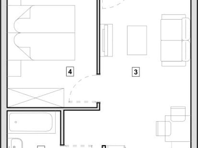 Mieszkanie 38,5m²