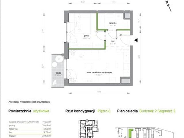 Mieszkanie 38,6m²
