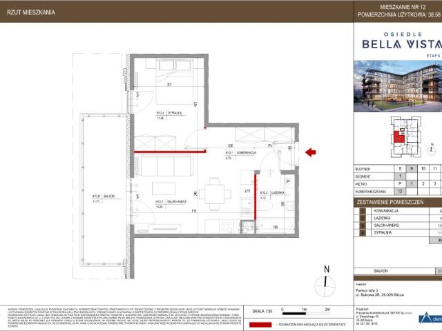 Mieszkanie 38,6m²