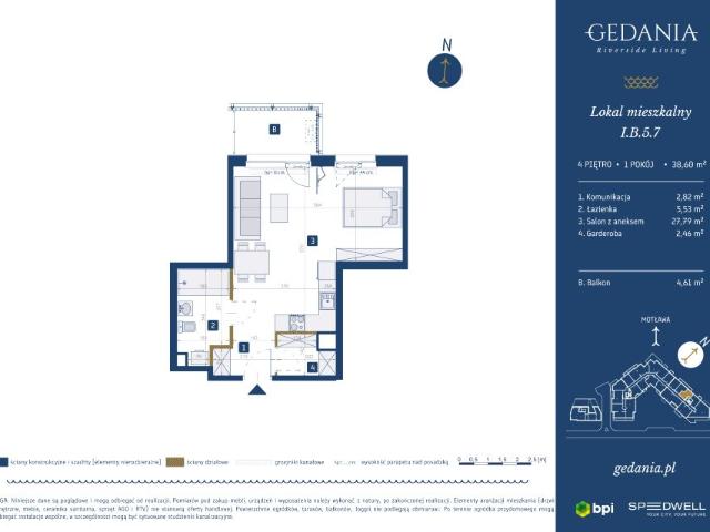 Mieszkanie 38,6m²