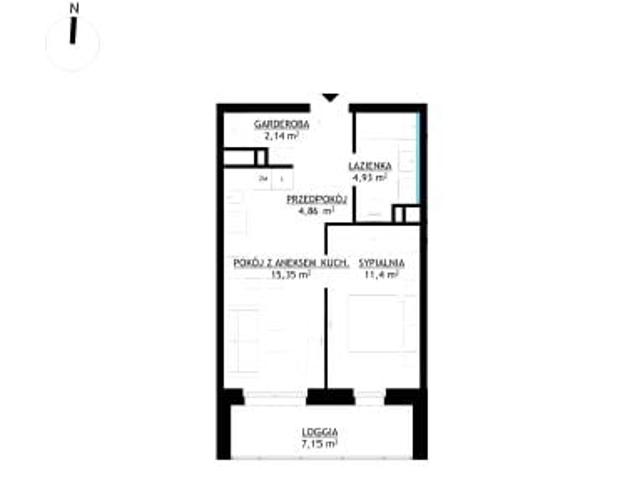 Mieszkanie 38,7m²