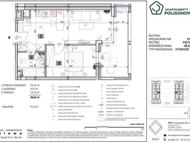 Mieszkanie 38,8m²