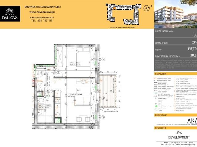 Mieszkanie 38,8m²