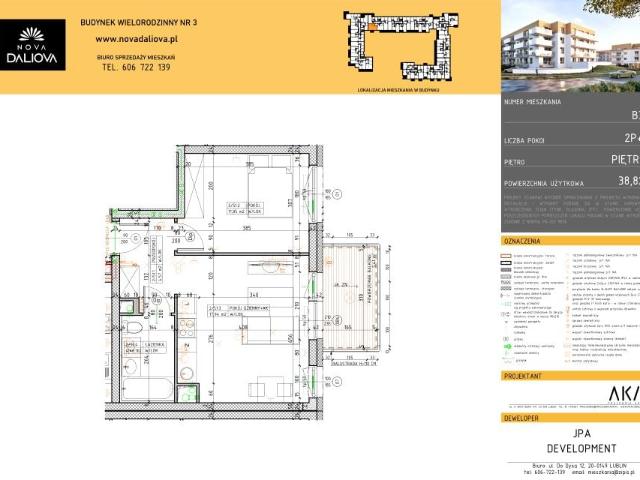 Mieszkanie 38,8m²